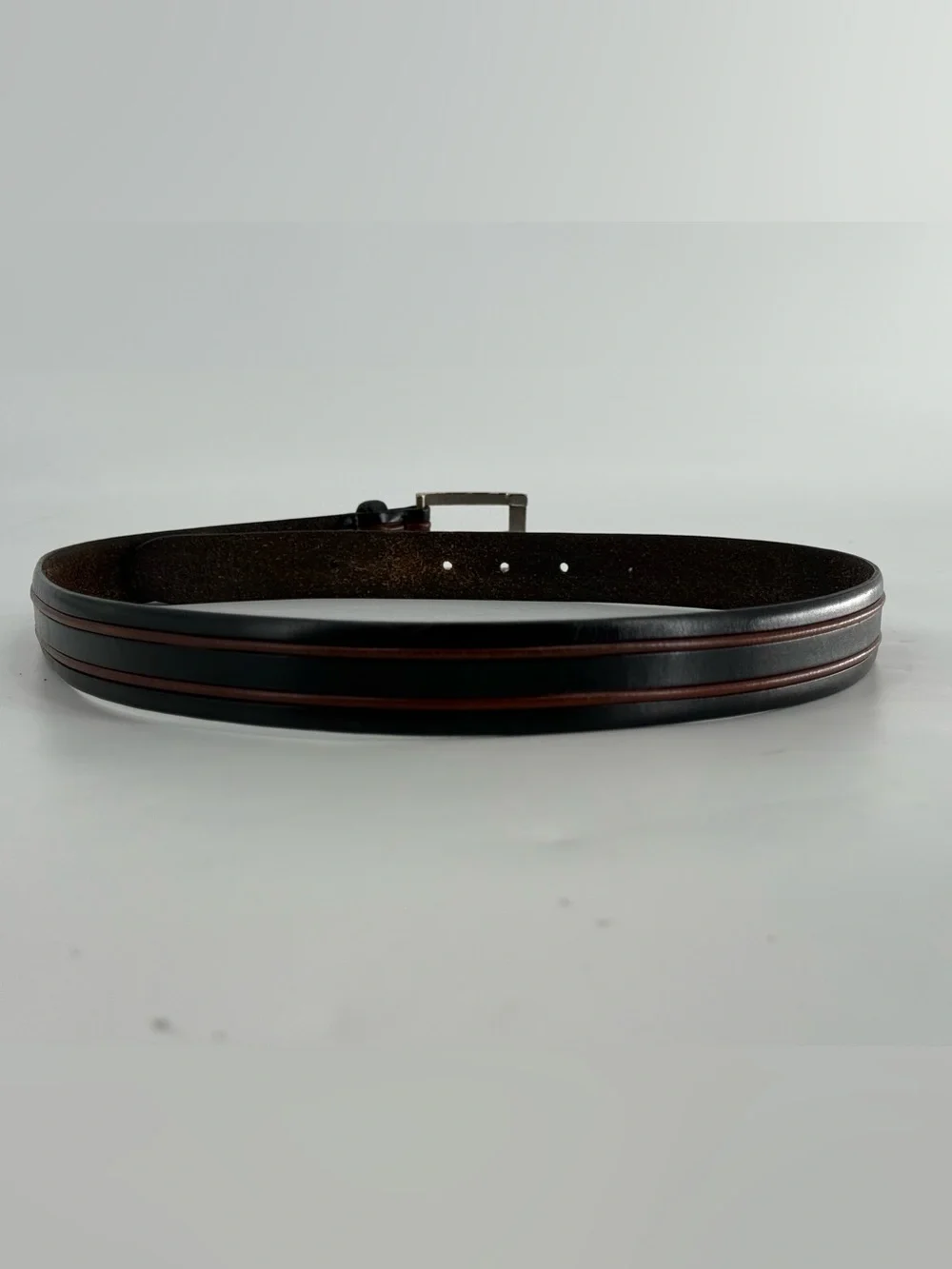 Brighton Vintage 2 Tone Leather Men’s Belt 36